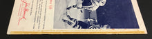 Load image into Gallery viewer, 1958 Boston Garden NHL Hockey Program Bruins vs Montreal Canadiens Richard