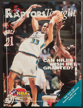 Load image into Gallery viewer, 1999 Air Canada Centre NBA Program Toronto Raptors vs Detroit Pistons Basketball