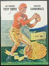 Load image into Gallery viewer, 1954 NFL Football Program Kezar Stadium San Francisco 49ers vs Chicago Cardinals