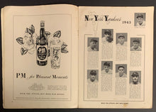 Load image into Gallery viewer, 1943 World Series Program Yankee Stadium New York vs St Louis Cardinals Vintage