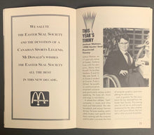 Load image into Gallery viewer, 1990 Conn Smythe Multi Autographed Celebrity Dinner Program Rickey Henderson +