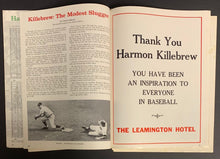 Load image into Gallery viewer, 1975 Harmon Killibrew Day Program Retiring MLB Baseball #3 Vintage Twins