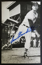 Load image into Gallery viewer, Vintage Lew Burdette Signed Baseball Photo Postcard Rare Autographed Braves