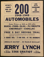 Load image into Gallery viewer, 1948 NHL Hockey Program Detroit Red Wings vs Chicago Blackhawks Olympia Stadium