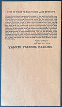 Load image into Gallery viewer, 1979 Thurman Munson Final Game New York Yankees Stadium Program + Parking Ticket