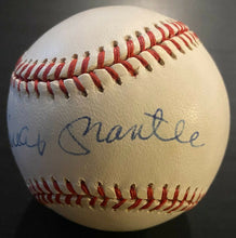 Load image into Gallery viewer, Mickey Mantle Signed Bobby Brown Baseball Autographed New York Yankees JSA LOA