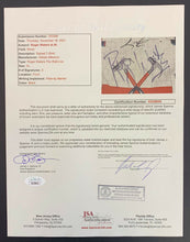 Load image into Gallery viewer, Roger Waters + Snowy White Autographed Pink Floyd The Wall Concert T-Shirt JSA