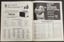 Load image into Gallery viewer, 1972 Milwaukee County Stadium MLB Program Brewers vs Detroit Tigers Baseball