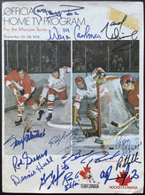 Load image into Gallery viewer, 1972 Summit Series Multi Signed Hockey Program x14 Autographed Tretiak JSA LOA