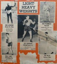 Load image into Gallery viewer, 1947 Boxing Poster World Champions And Past Greats Of The Prize Ring Vintage