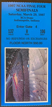 Load image into Gallery viewer, NCAA Final 4 Semi Final Ticket Stub Arizona Kentucky Minnesota NC Basketball