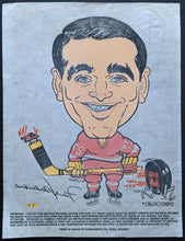 Load image into Gallery viewer, 1970-71 Kelloggs Sporticatures Iron-on Transfers Complete Set of 6 NHL Hockey