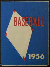 Load image into Gallery viewer, 1956 MLB Baseball Schedule AL NL IL AA Leagues Crown Life Insurance Vintage