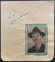 Load image into Gallery viewer, Cal Gardner Photo + Autograph Signature Toronto Maple Leafs Hockey NHL Vintage