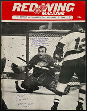 Load image into Gallery viewer, 1968 Detroit Olympia NHL Hockey Program Wings Gordie Howe Milestone 1600th Point