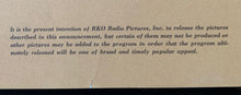 Load image into Gallery viewer, RKO Radio Pictures 1940-1941 Hardcover Book Disney Orson Wells Citizen Kane VTG