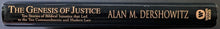 Load image into Gallery viewer, 2000 Alan Dershowitz Signed The Genesis Of Justice Autographed Hardcover Book