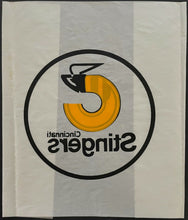 Load image into Gallery viewer, 1978 WHA Cincinnati Stingers Hockey Decal Sticker Unused Pocket Schedule