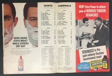 Load image into Gallery viewer, 1965 Yankee Stadium NFL Football Program New York Giants vs St. Louis Cardinals