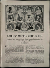 Load image into Gallery viewer, 1948 Heavyweight Championship Boxing Program Yankee Stadium Joe Louis v Walcott