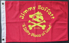 Load image into Gallery viewer, 2005 Singer Jimmy Buffet Large Tour Banner Rock Music 19x12 Flag