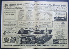 Load image into Gallery viewer, 1946 Boston Gardens NHL Program Bruins vs Montreal Canadiens Maurice Richard