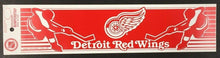 Load image into Gallery viewer, Vintage Detroit Red Wings Hockey NHL Bumper Sticker Decal AMK Souvenirs