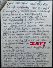 Load image into Gallery viewer, Original Letter 1970's Signed Autographed Comic Art Jim Jones The Beavers