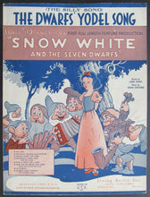Load image into Gallery viewer, 1937 Disney Original Snow White PVG Sheet Music - 6 Songs Irving Berlin Inc.