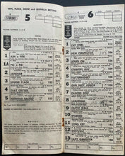 Load image into Gallery viewer, 5 Different 1962 Thoroughbred Horse Racing Program Woodbine Racetrack Toronto