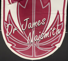 Load image into Gallery viewer, Canadian National Basketball Hall of Fame James Naismith 10 Foot Vinyl Banner