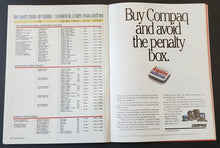 Load image into Gallery viewer, 1991 Labatt Canada Cup Hockey Program Signed Team Canada Player Rick Tocchet