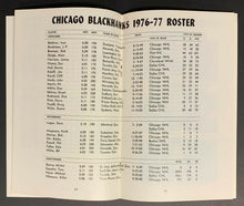 Load image into Gallery viewer, 1976-77 Chicago Blackhawks NHL Hockey Media Guide Fact Book Bobby Orr 1st Season