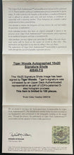 Load image into Gallery viewer, Signed PGA Golf Legend Authentic Autographed Tiger Woods Upper Deck Photo COA