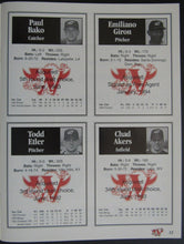 Load image into Gallery viewer, 1995 Ernie Shore Field Minor League Program / Ticket Warthogs Durham Bulls