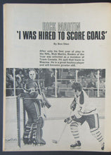 Load image into Gallery viewer, 1973 Hockey Illustrated Personally Autographed By Red Wings, Marcel Dionne Vtg