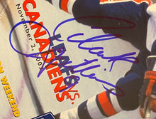 Load image into Gallery viewer, 1993 NHL Hockey Hall of Fame Game Program Signed Autographed Gillies Federko +1