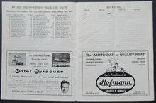 Load image into Gallery viewer, 1954 Historic Sportsmen Stock Car Auto Races Official Program Racing New York