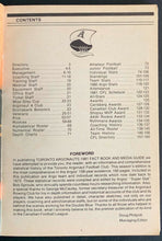 Load image into Gallery viewer, 1981 Toronto Argonauts CFL Football Fact Book Media Guide Vintage Publication