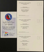 Load image into Gallery viewer, 1999 Hockey Hall Of Fame Inductee Postcards Includes Wayne Gretzky