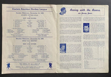 Load image into Gallery viewer, 1939 Madison Square Garden Hockey Program x2 Double Headers Rovers Vintage