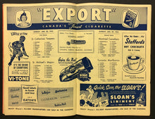 Load image into Gallery viewer, Jan 30 1955 Maple Leaf Gardens Ontario Junior A Hockey Program Sid Smith Signed