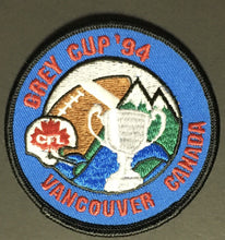 Load image into Gallery viewer, 1994 CFL Grey Cup Jersey Patch Vintage Vancouver B.C.Lions v Baltimore Football