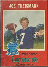 Load image into Gallery viewer, 1971 O Pee Chee #13 Joe Theismann BVG 6 Ex-Mt CFL Football Toronto Argonauts