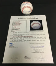 Load image into Gallery viewer, Johnny Mize Ralph Kiner Musial + Multi Signed Baseball MLB HOFERS x6 JSA Letter