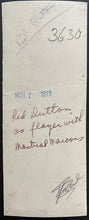 Load image into Gallery viewer, 1928 Vintage NHL Hockey Montreal Maroons HOFer Red Dutton Photograph LOA