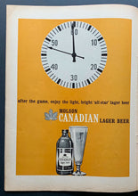 Load image into Gallery viewer, 1963 Forum NHL Hockey Program Montreal Canadiens v Detroit Red Wings Gordie Howe