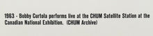 Load image into Gallery viewer, 1963 Bobby Curtola Dry Mounted Photo Plaque Hung at CHUM Radio + Charts