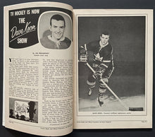 Load image into Gallery viewer, 1962 NHL Hockey Program Toronto Maple Leafs MLG Detroit Red Wings Howe Mahovlich