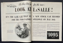 Load image into Gallery viewer, 1937 Indy 500 25th Anniversary Program + Lap Scorecard Wilbur Shaw Indianapolis